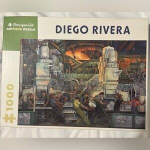 Diego Rivera Industrial Scene Puzzle - 1000 Pieces